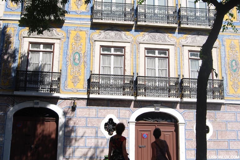 Fachada azulejos, Lisboa
