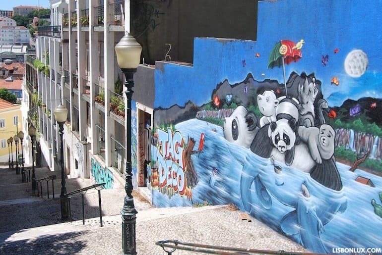 Waste Elemental axe Arte Urbana em Lisboa - As Melhores Obras