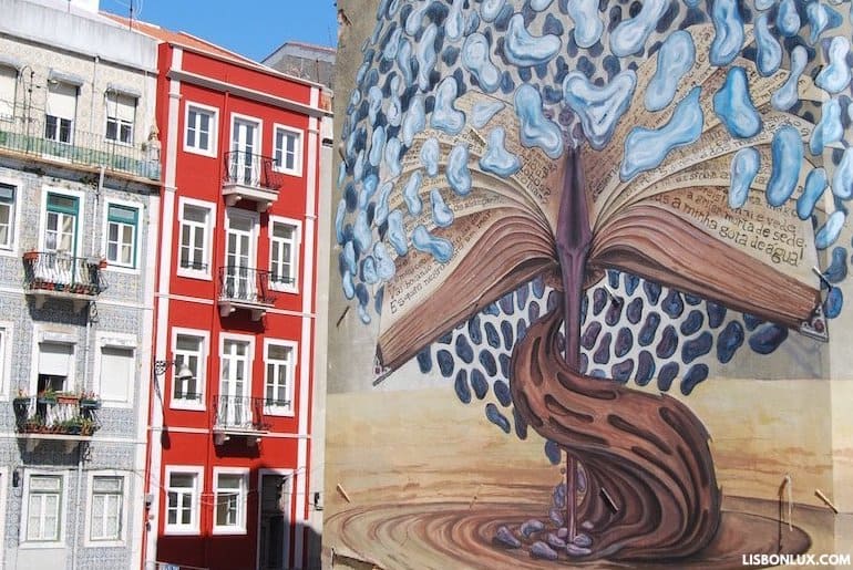 Waste Elemental axe Arte Urbana em Lisboa - As Melhores Obras